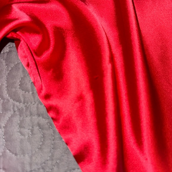 Pink Satin Robe - Picture 2 of 3